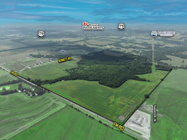 More Photos Of 180 AC FM 902 and Bennett Rd., Howe Land For Sale