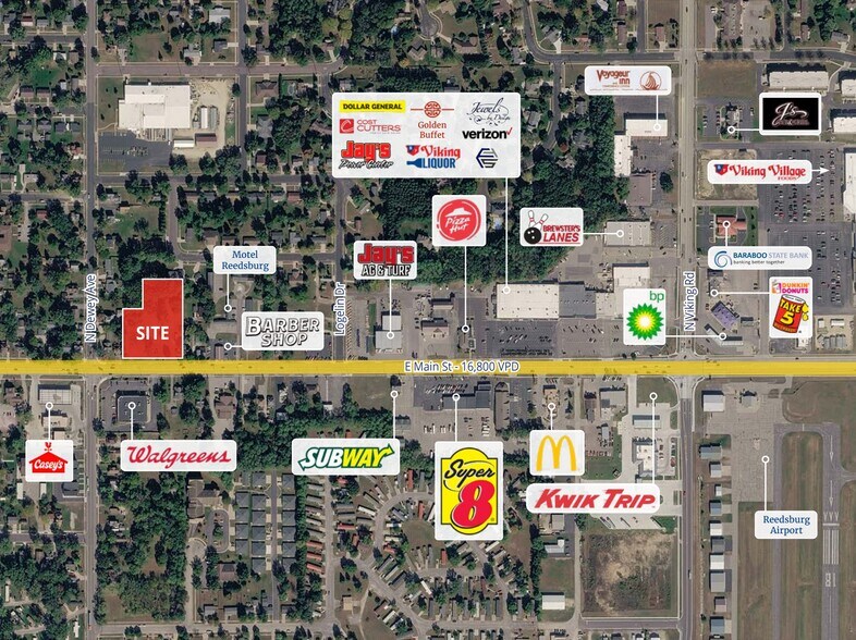 Primary Photo Of 1107 E Main St, Reedsburg Land For Sale