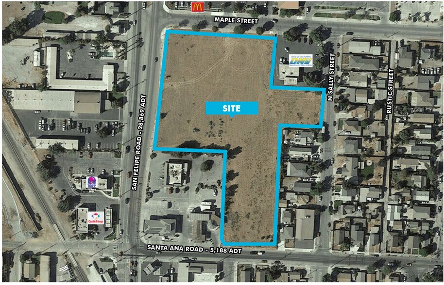 Primary Photo Of San Felipe Rd @ Maple Street, Hollister Land For Lease