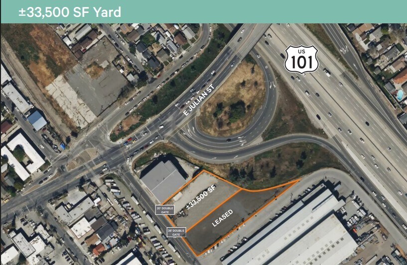 Primary Photo Of 260 N 28th St, San Jose Land For Lease