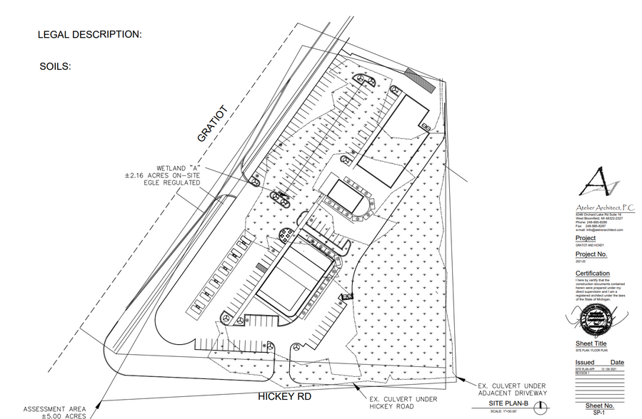 Primary Photo Of 00 Gratiot Ave, New Haven Land For Sale