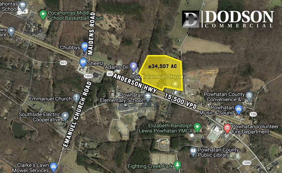 4100 Anderson Hwy, Powhatan, VA 23139 Land For Sale