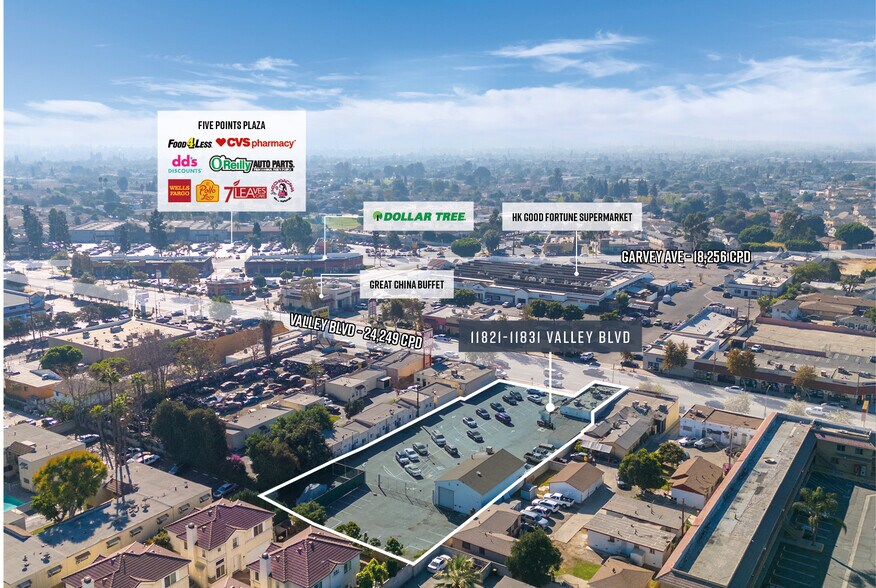 More Photos Of 11821 Valley Blvd, El Monte Storefront Retail Office For Sale