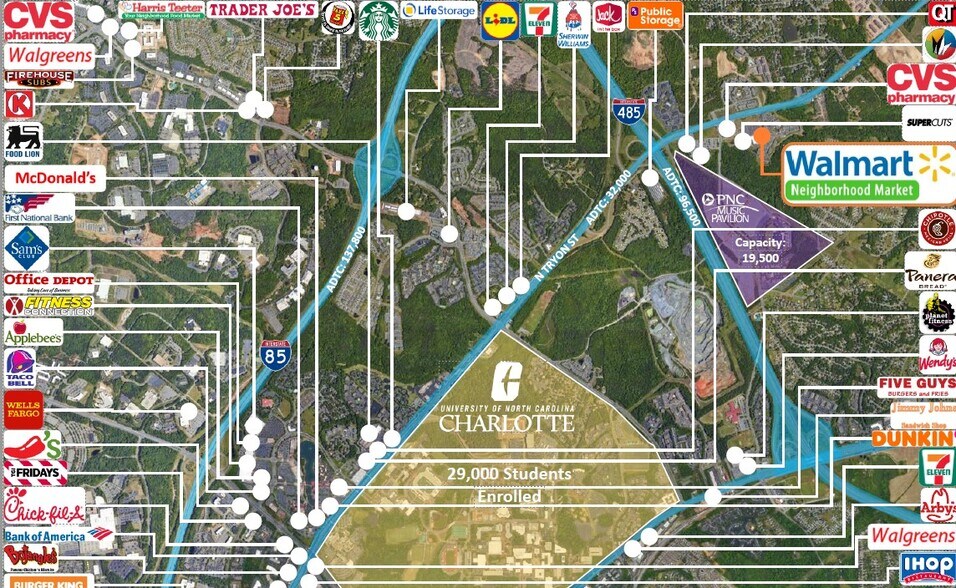 More Photos Of 11530 N Tryon St, Charlotte Supermarket For Sale