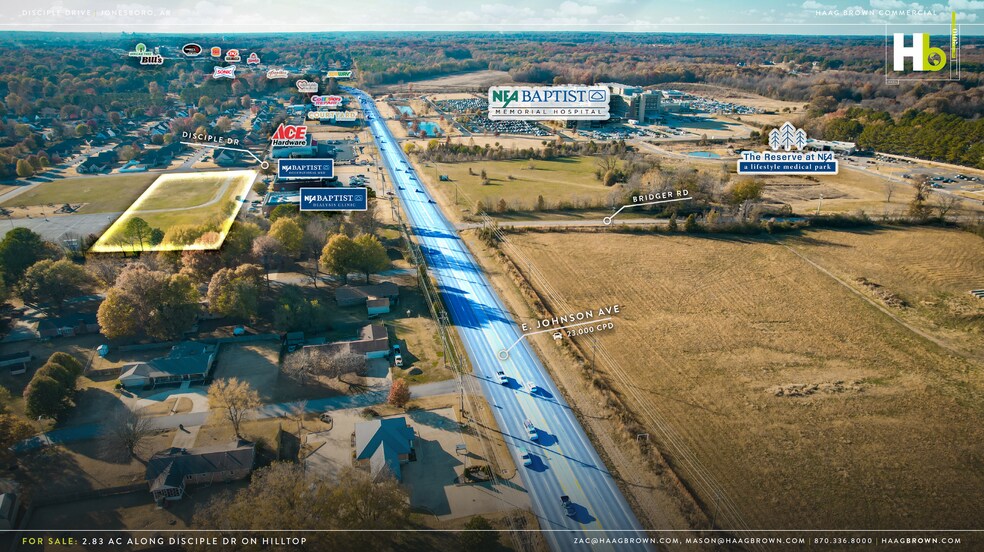 More Photos Of 2.83 AC Disciple Dr., Jonesboro Land For Sale