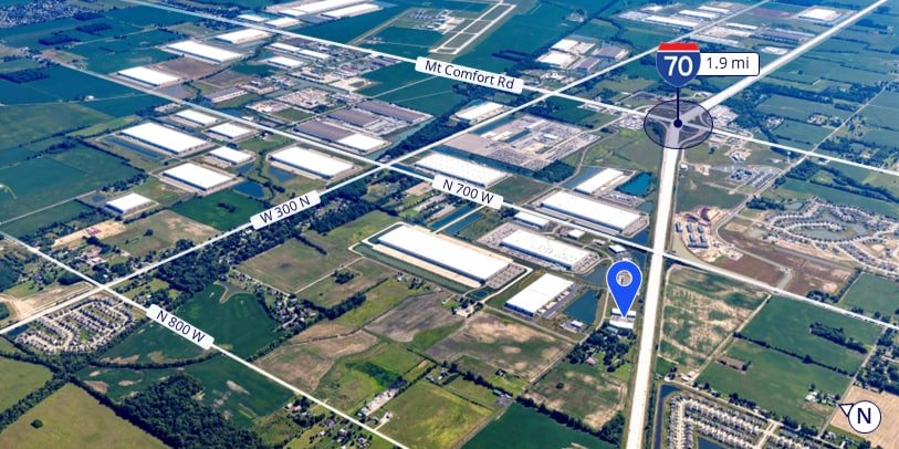 More Photos Of 7345 W 200 N, Greenfield Distribution For Lease