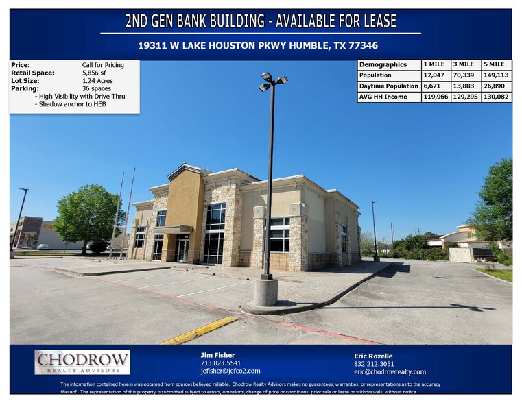 Primary Photo Of 19311 W Lake Houston Pky, Humble Bank For Lease