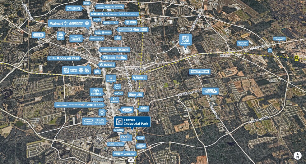 More Photos Of 1300 S Frazier St, Conroe Unknown For Lease