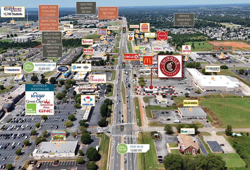 More Photos Of 781 SR 96, Warner Robins Fast Food For Sale