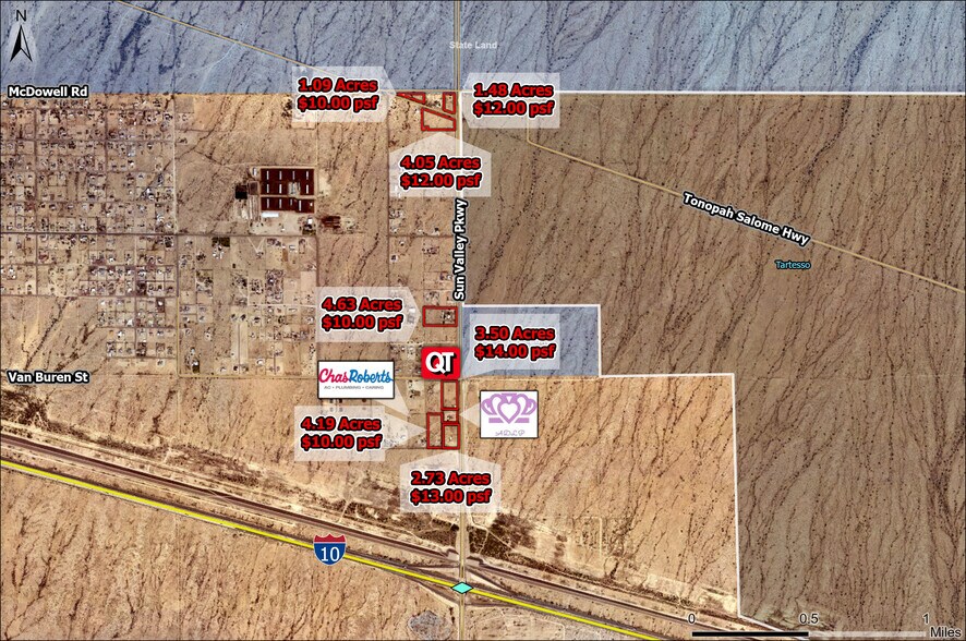 More Photos Of SEC McDowell Rd & Tonopah Salome Hwy, Buckeye Land For Sale