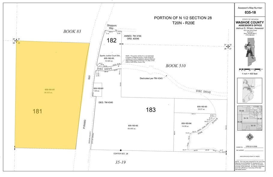 More Photos Of 3940 Pyramid Way, Sparks Land For Sale