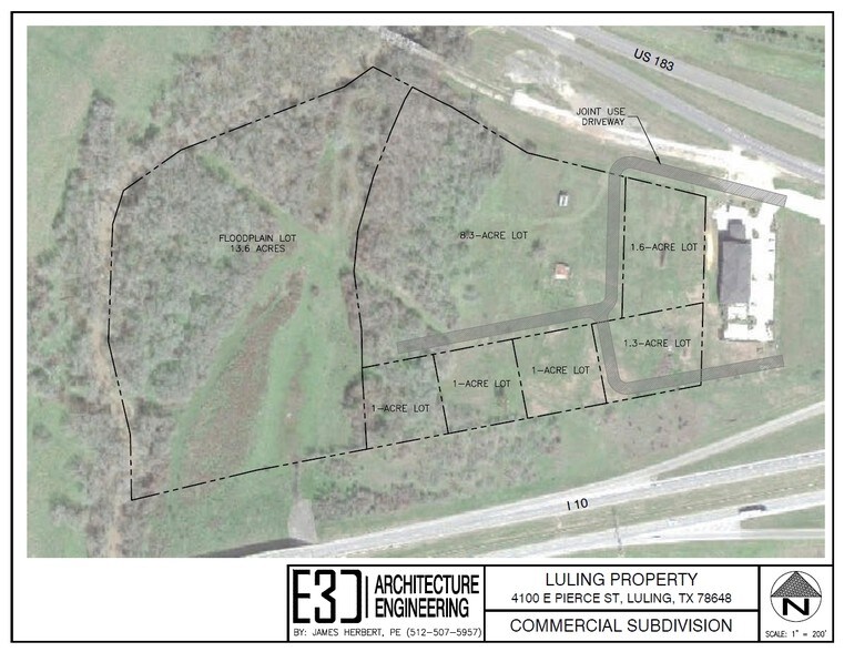 More Photos Of NW Corner Of IH-10 & Hwy 183, Luling Land For Sale