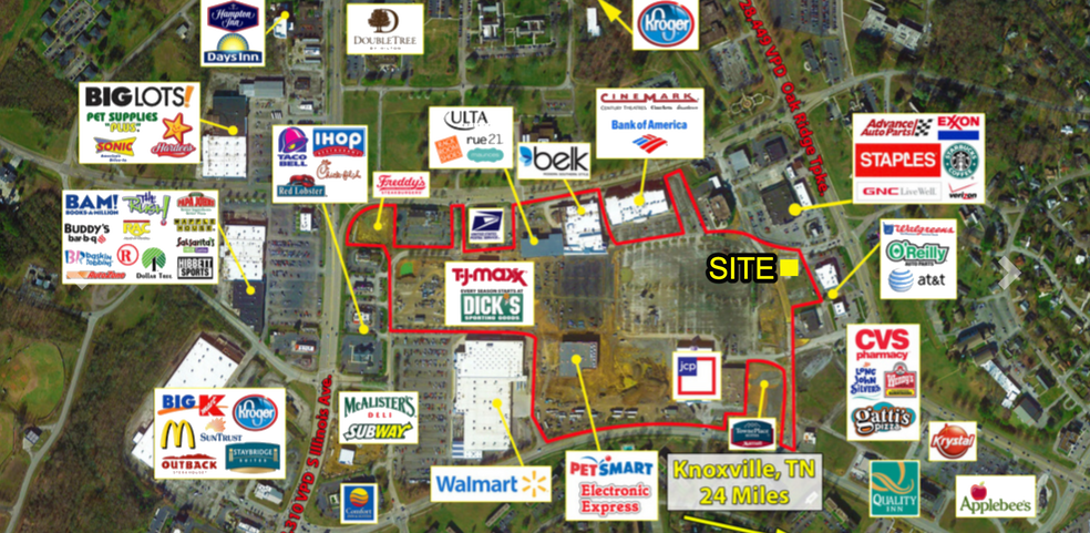 More Photos Of 333-861 E Main St, Oak Ridge Unknown For Lease