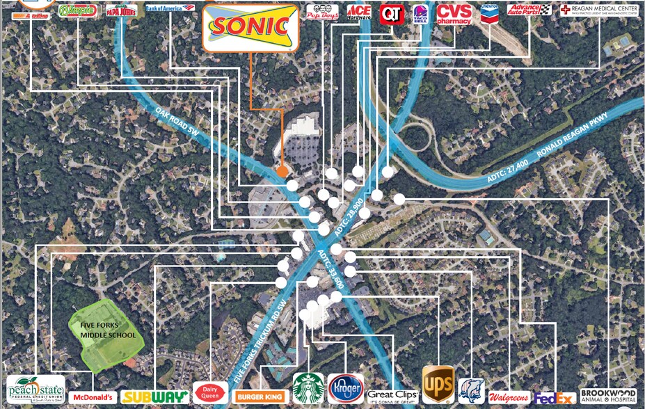 More Photos Of 820 Oak Rd, Lawrenceville Fast Food For Lease