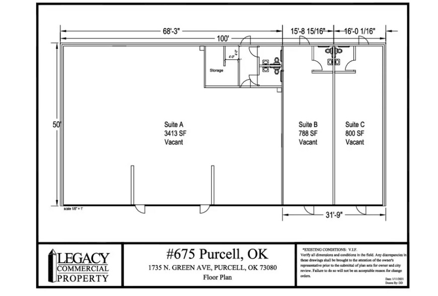 More Photos Of 1713-1739 N Green Ave, Purcell Unknown For Lease