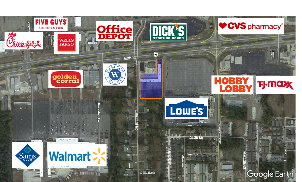 More Photos Of 6026-6030 Hwy 98, Hattiesburg Storefront For Lease