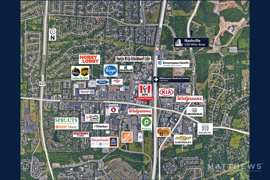 More Photos Of 1319 Murfreesboro Rd, Franklin Fast Food For Lease