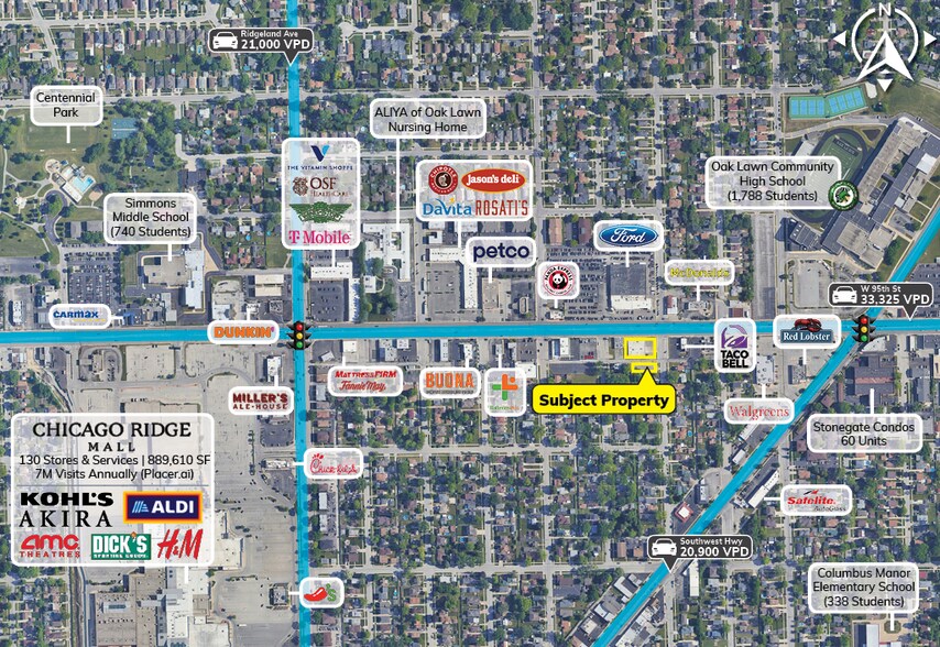 More Photos Of 6101 W 95th St, Oak Lawn Freestanding For Sale