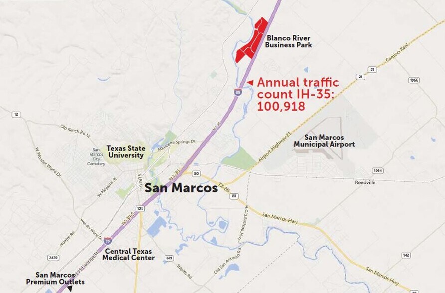 More Photos Of IH 35, San Marcos Land For Sale