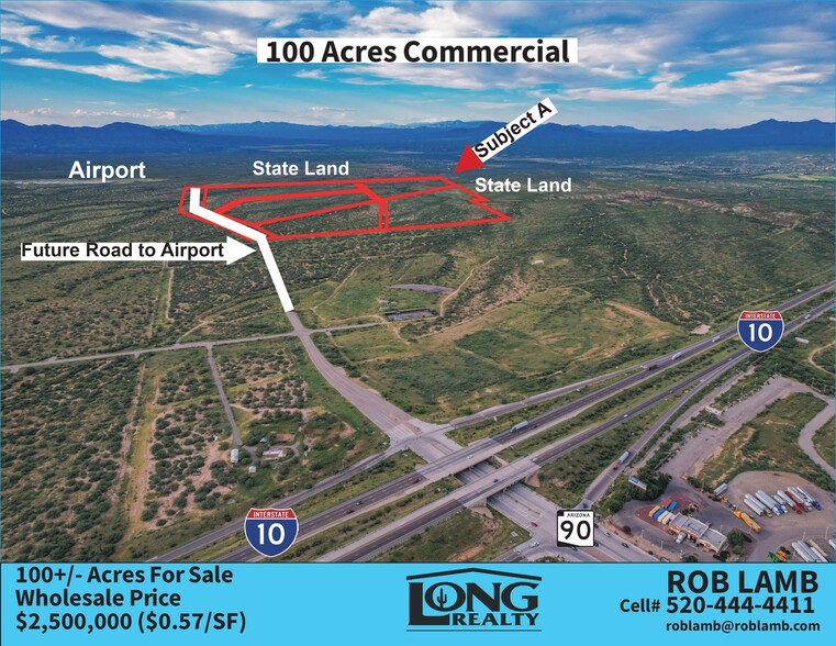 Primary Photo Of Horizons North I-10/Hwy 90, Benson Land For Sale