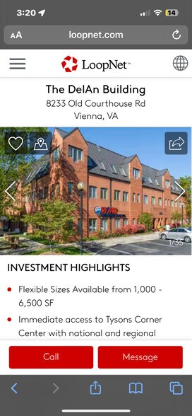 More Photos Of 8233 Old Courthouse Rd, Vienna Medical For Lease