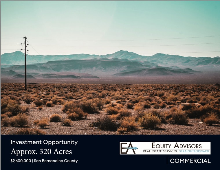 Primary Photo Of 1234 Main st, Barstow Land For Sale