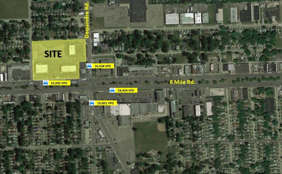 More Photos Of 8 Mile Rd @ Dequindre Rd, Hazel Park Land For Lease