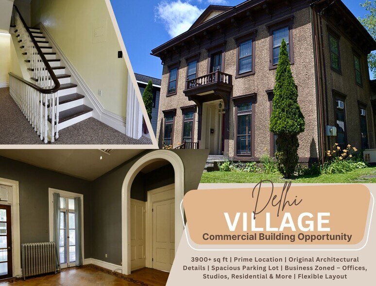 Primary Photo Of 72 Main St, Delhi Office Residential For Sale