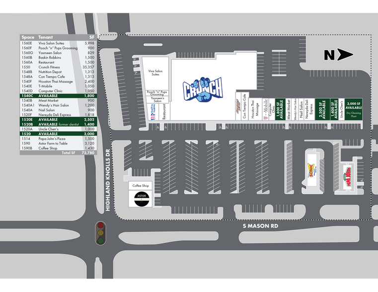 More Photos Of 1520-1590 S Mason Rd, Katy Unknown For Lease