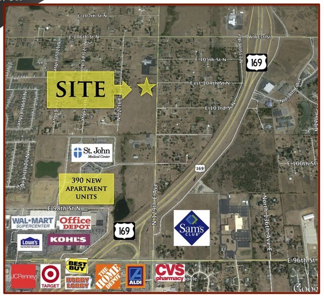 Primary Photo Of 10320 N 129th Ave, Owasso Land For Sale