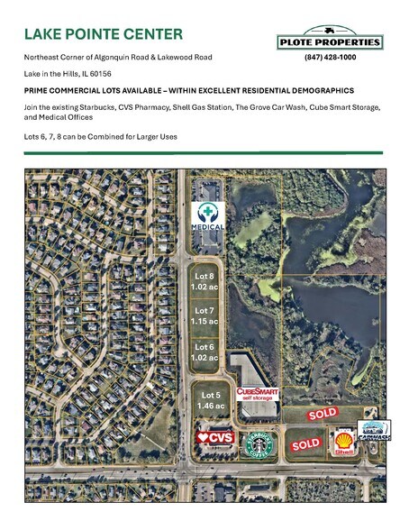 More Photos Of Algonquin & Lakewood Rd, Lake In The Hills Land For Sale