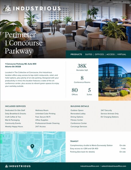 More Photos Of 1 Concourse Pky NE, Atlanta Coworking Space