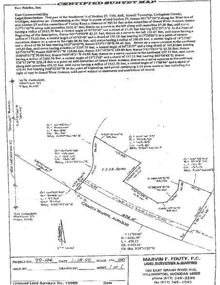More Photos Of Grand River Ave, Howell Land For Sale