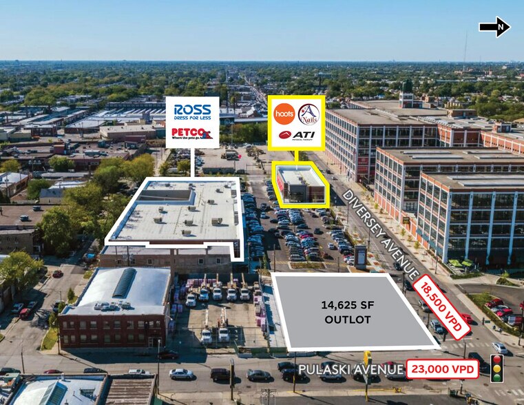 More Photos Of 4053-4057 W Diversey Ave, Chicago Freestanding For Lease