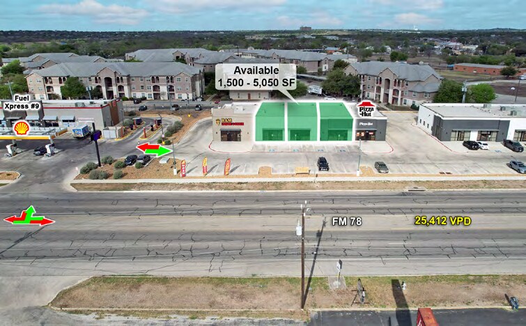 More Photos Of 9179 FM 78, Converse Storefront For Lease