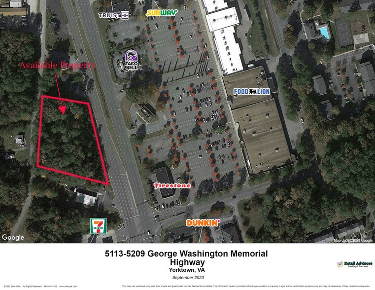 Primary Photo Of 5113-5209 George Washington Mem Hwy, Yorktown Land For Lease