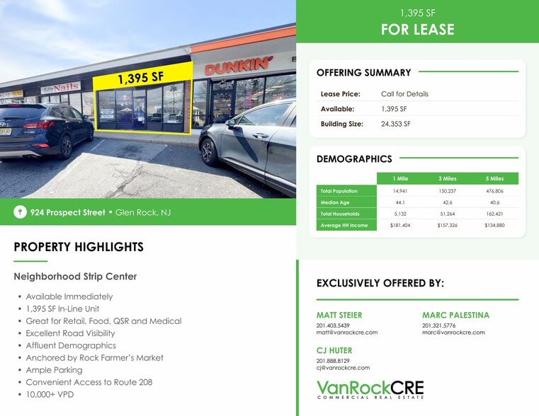 More Photos Of 886-926 Prospect St, Glen Rock Storefront For Lease