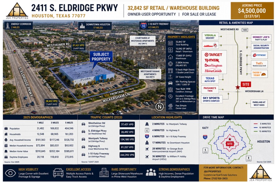 Primary Photo Of 2411 S Eldridge Pky, Houston Freestanding For Sale