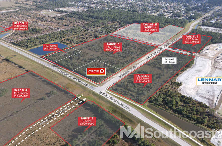 Primary Photo Of St Johns Heritage @ Emerson Drive, Palm Bay Land For Sale