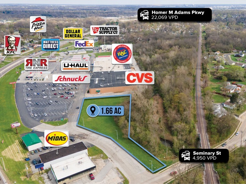 More Photos Of 2851 Homer M Adams Pky, Alton Land For Sale