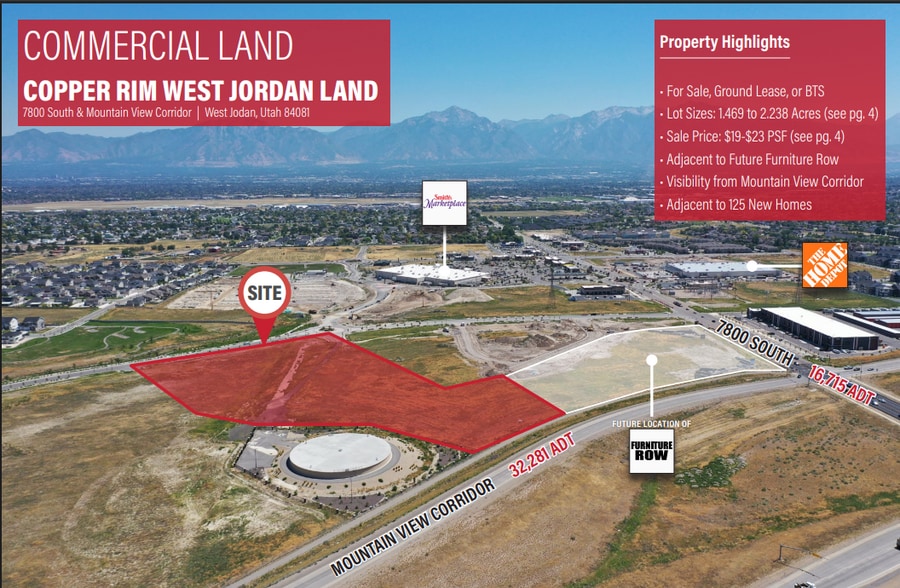Primary Photo Of 7800 South And Mountain View Corridor, West Jordan Land For Sale