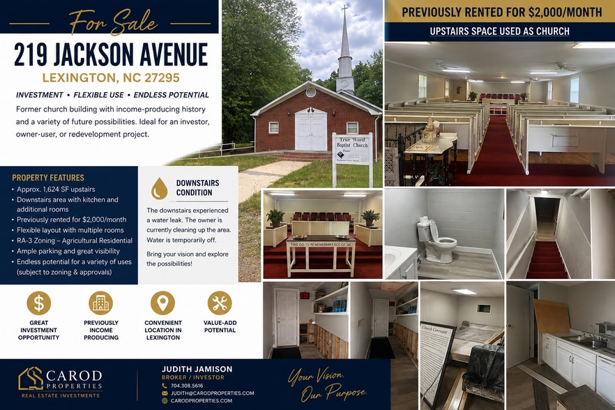 More Photos Of 219 Jackson Ave, Lexington Religious Facility For Sale