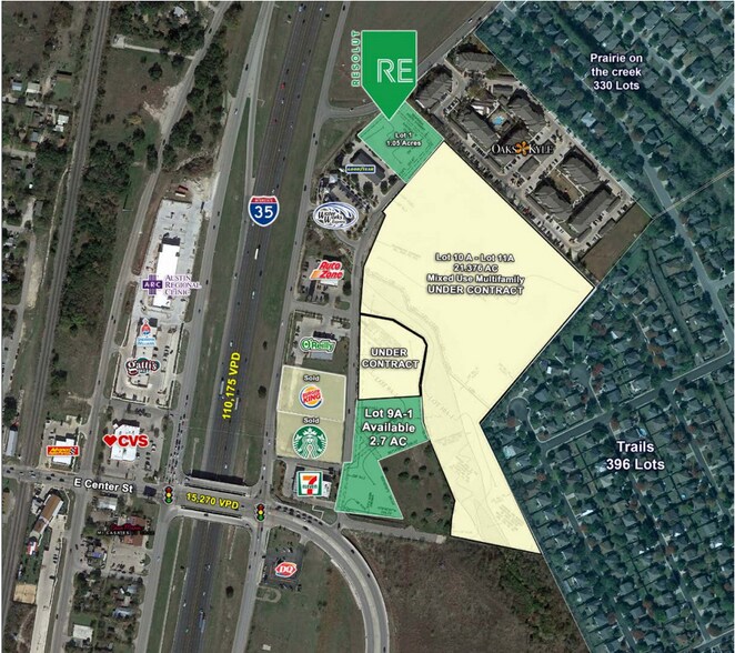 Primary Photo Of IH-35 & Center St, Kyle Land For Sale