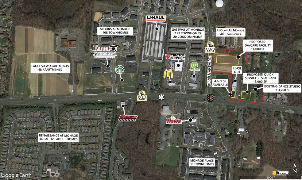 More Photos Of 957 Route 33 W, Monroe Township Unknown For Lease