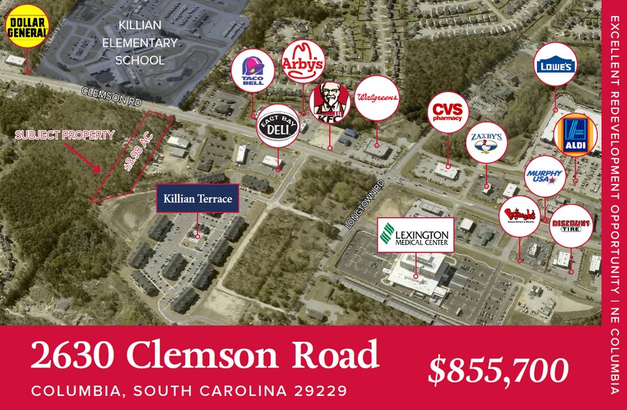 More Photos Of 2630 Clemson Rd, Columbia Land For Sale