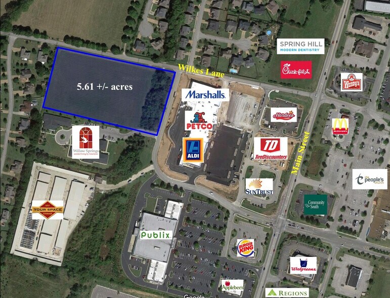 Primary Photo Of 1705 Wilkes, Spring Hill Land For Sale