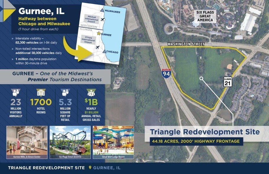 More Photos Of Interstate 94, Gurnee Land For Sale