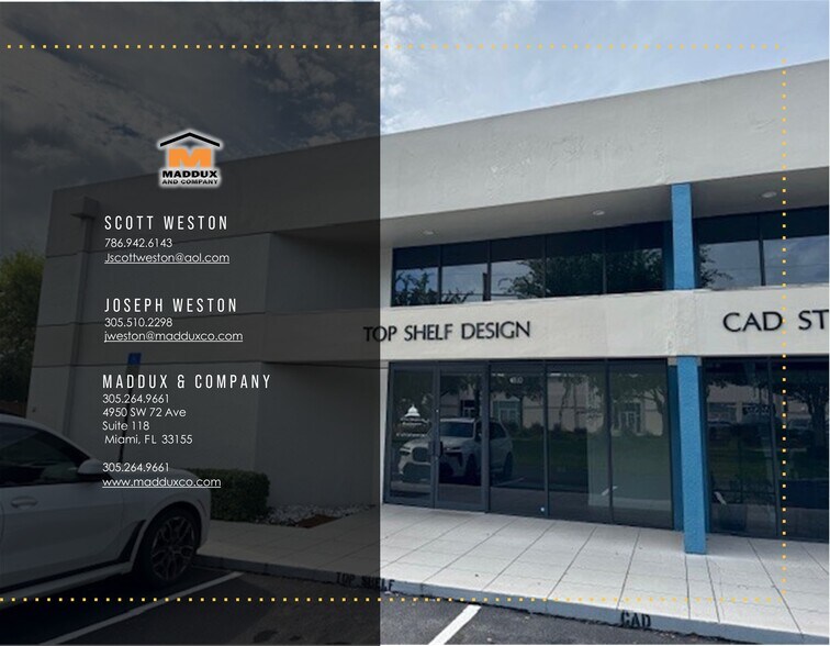 More Photos Of 4808-4848 SW 72nd Ave, Miami Showroom For Lease