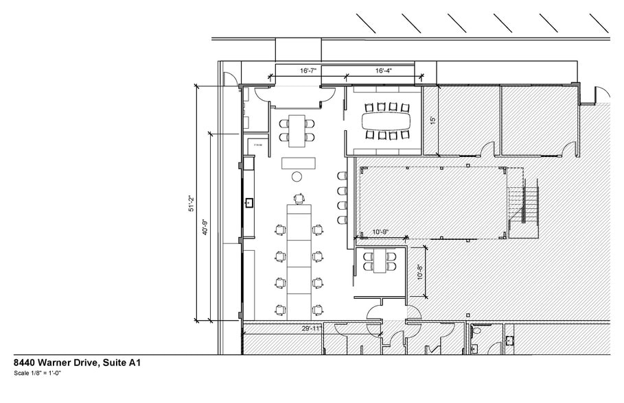 More Photos Of 8440 Warner Dr, Culver City Showroom For Lease