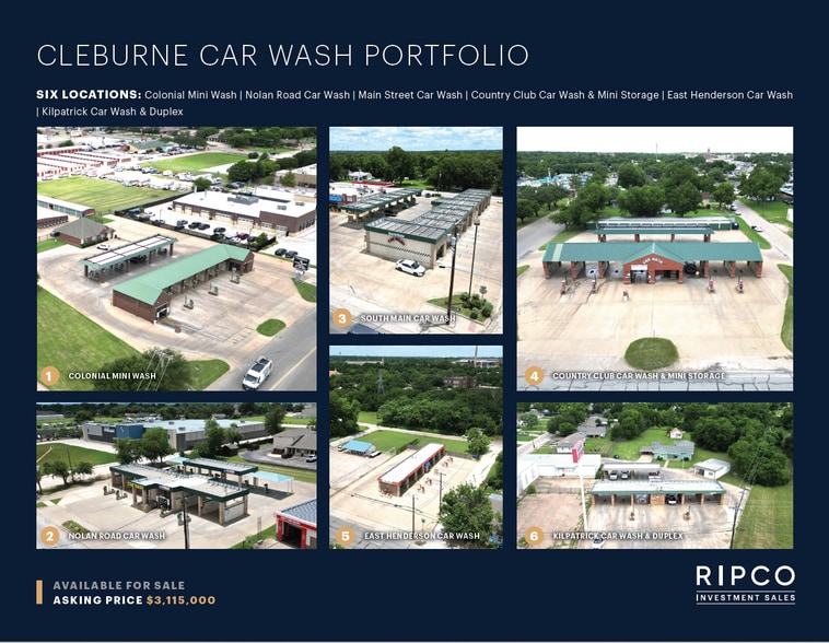 Primary Photo Of 302 S Colonial Dr, Cleburne Carwash For Sale